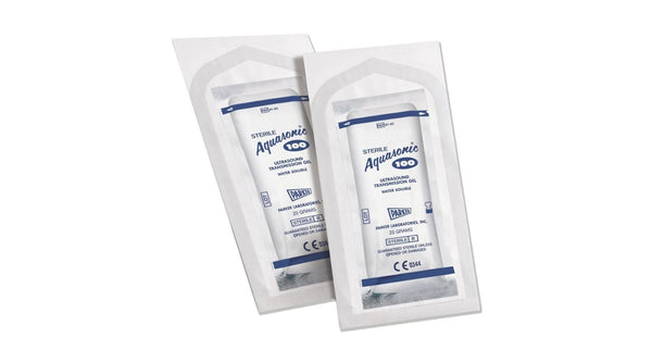 Parker Sterile Aquasonic 100 Ultrasound Transmission Gel - 01-01 - Box of 48 x 20g Sachet