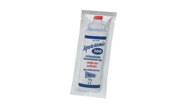 Parker Aquasonic 100 Ultrasound Transmissie Gel - 01-20 - Doos van 100 x 20g Zakje