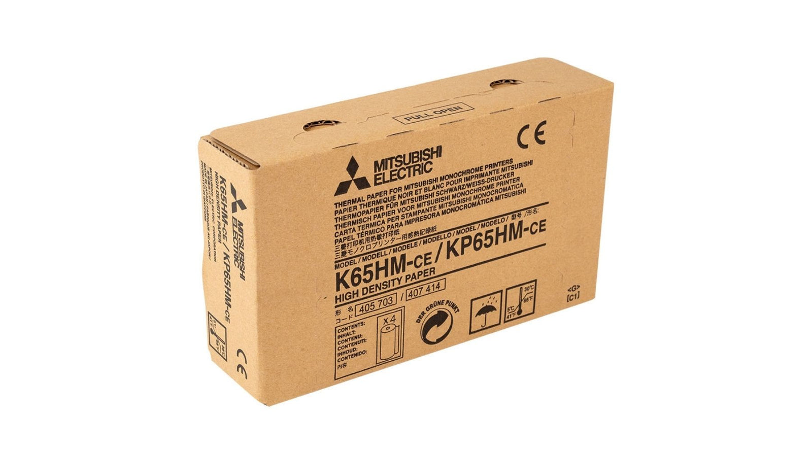 Mitsubishi K65HM-CE / KP65HM-CE Thermal Ultrasound Paper Roll Mitsubishi K65HM-CE / KP65HM-CE Thermal Ultrasound Paper Roll